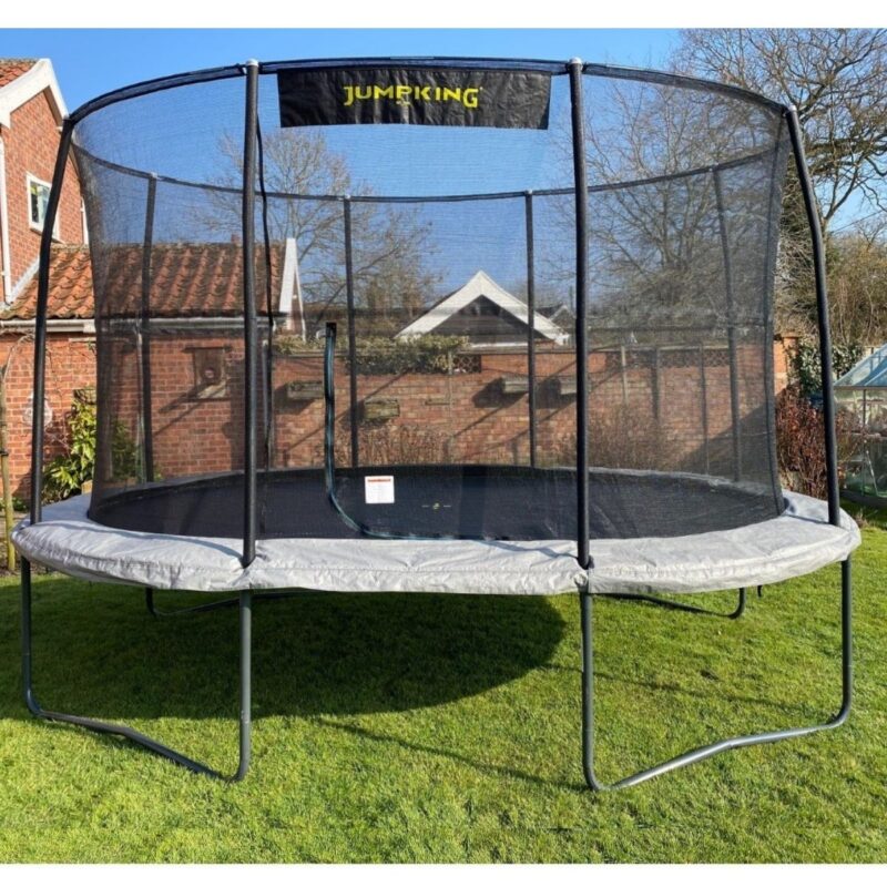 11.5ft x 8ft Jumpking Oval Professional Trampoline with Accessories - Image 7