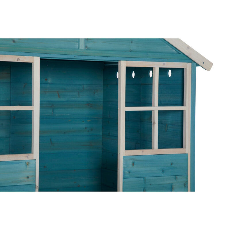 Plum Garden Hut Wooden Playhouse - Teal - Image 9