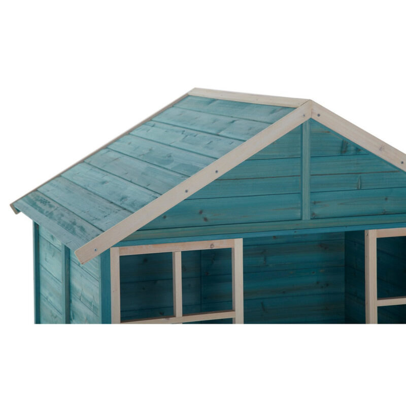 Plum Garden Hut Wooden Playhouse - Teal - Image 12
