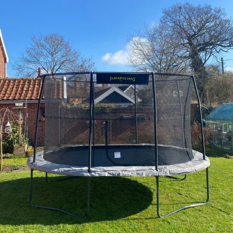 11.5ft x 8ft Jumpking Oval Professional Trampoline with Accessories - Image 2