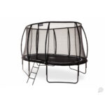 10ft x 7ft Telstar Vortex Black Edition Oval Trampoline
