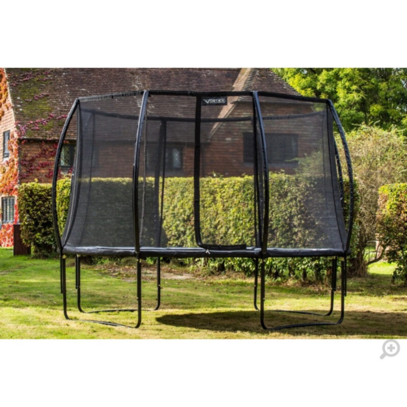 10ft x 7ft Telstar Vortex Black Edition Oval Trampoline - Image 2